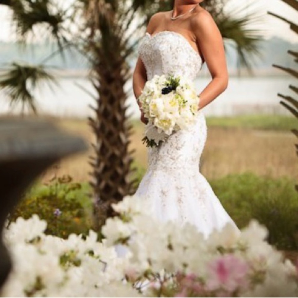 Beautiful Beaded Mermaid wedding Dress.